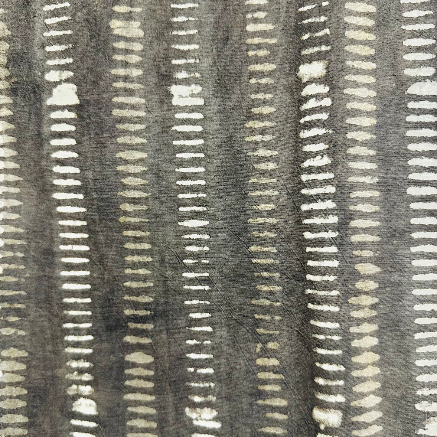 Brown Textured Cotton scarf with fringe