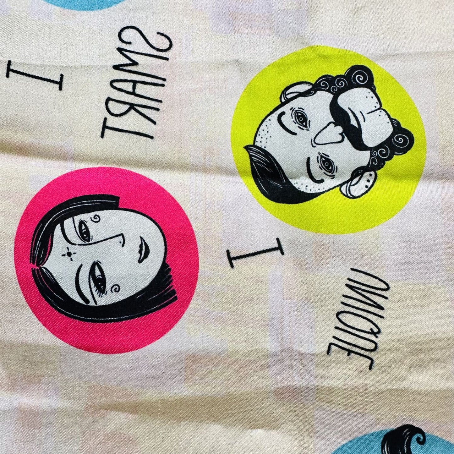 Printed Satin Silk Scarf