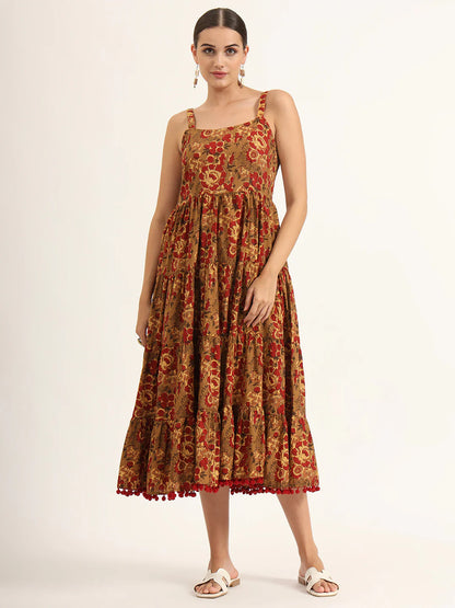 Pure Cotton Fit & Flare Dress