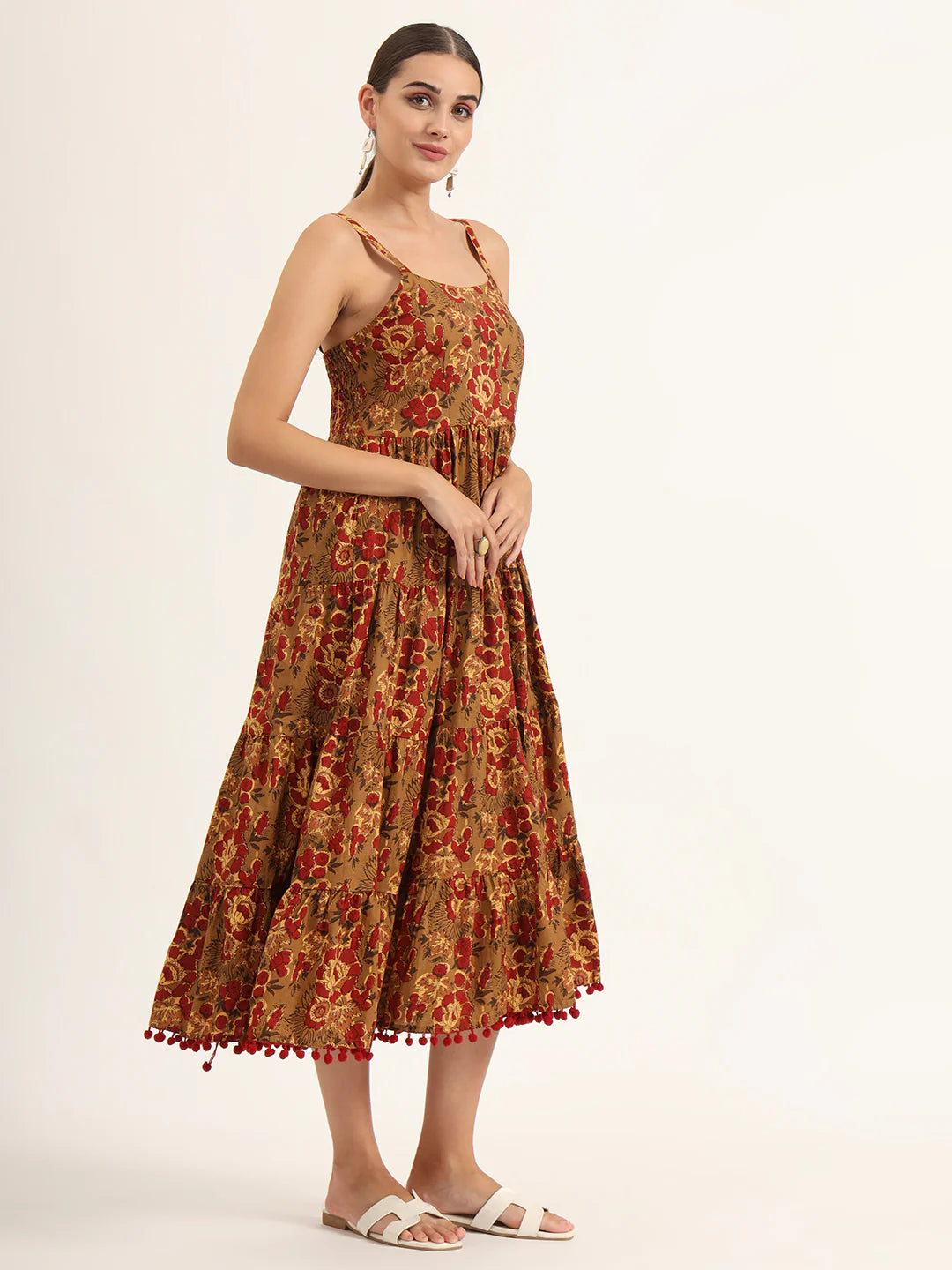 Pure Cotton Fit & Flare Dress