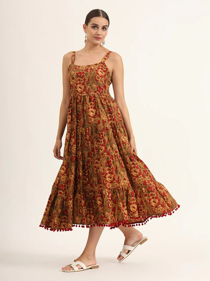 Pure Cotton Fit & Flare Dress