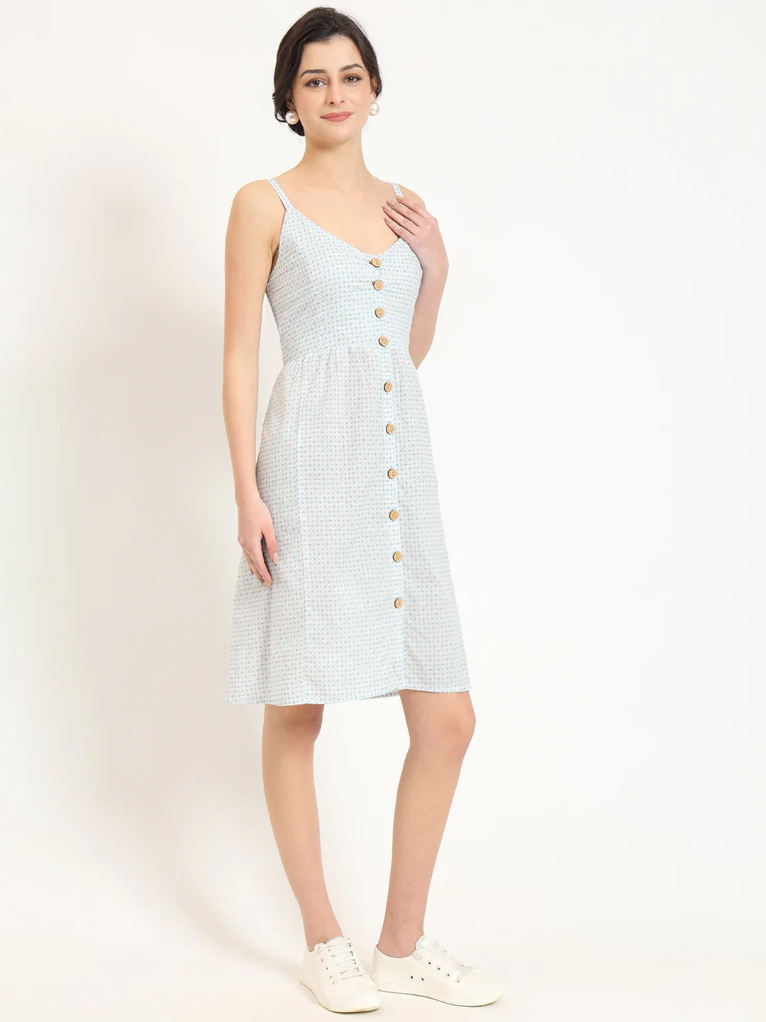Shoulder Strip Dress