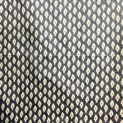Black and white patterned Cotton scarf
