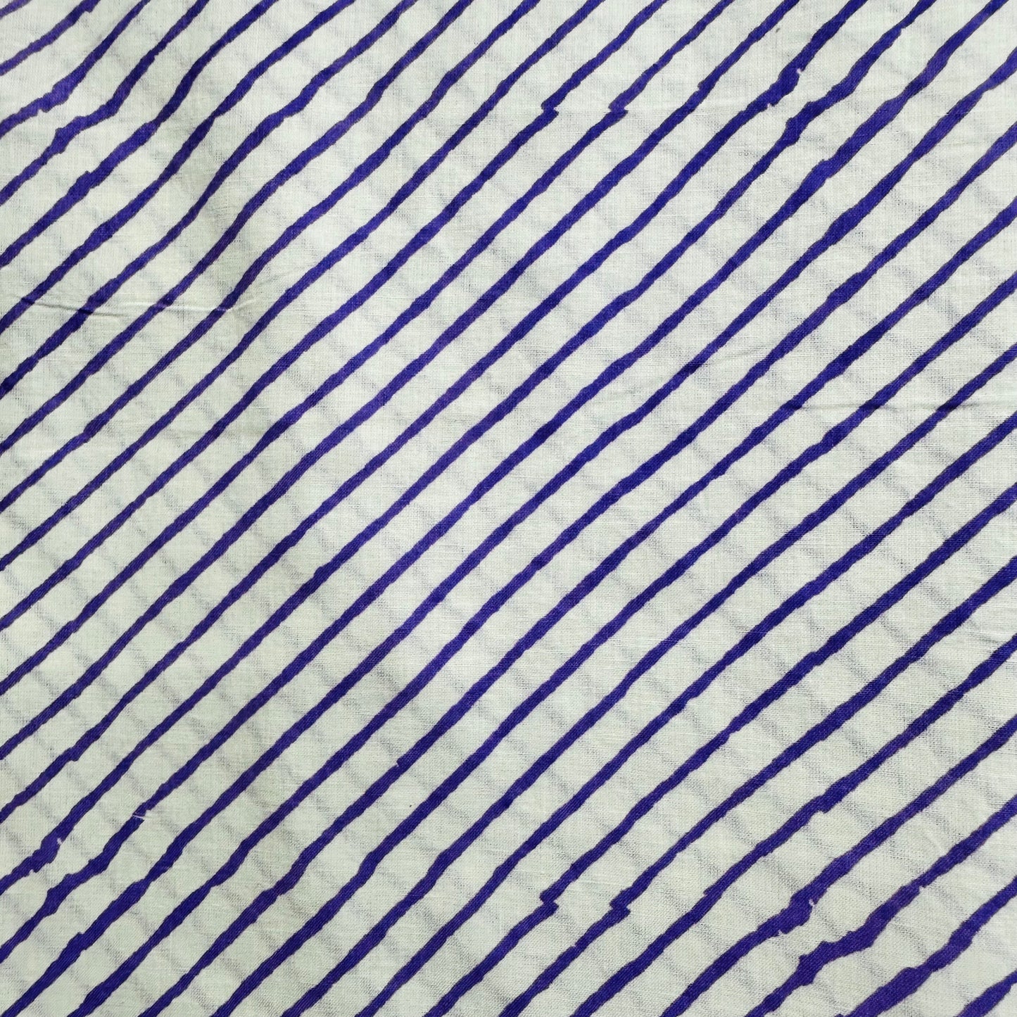 Blue Cross Line printed Cotton Scraf