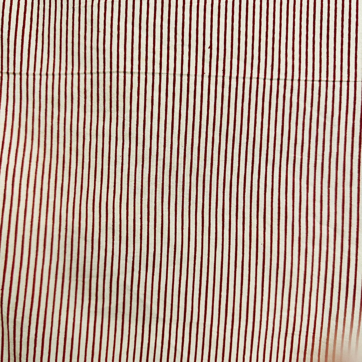 Brown Cream Strip Cotton Scarf