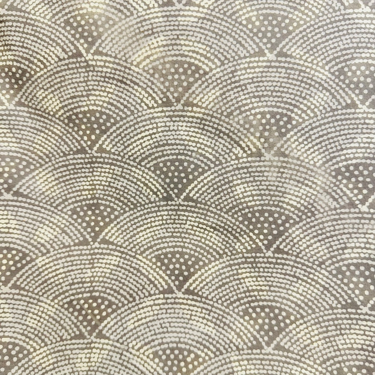 Textured Cotton scarf with geometric pattern