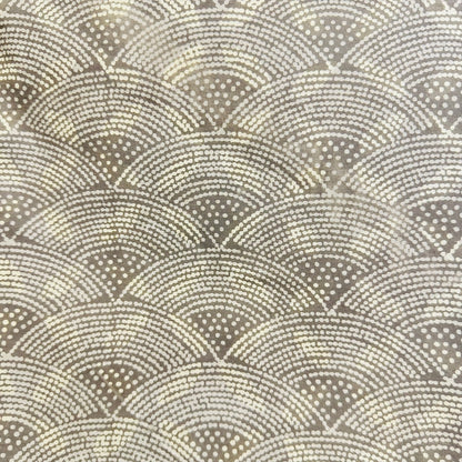 Textured Cotton scarf with geometric pattern