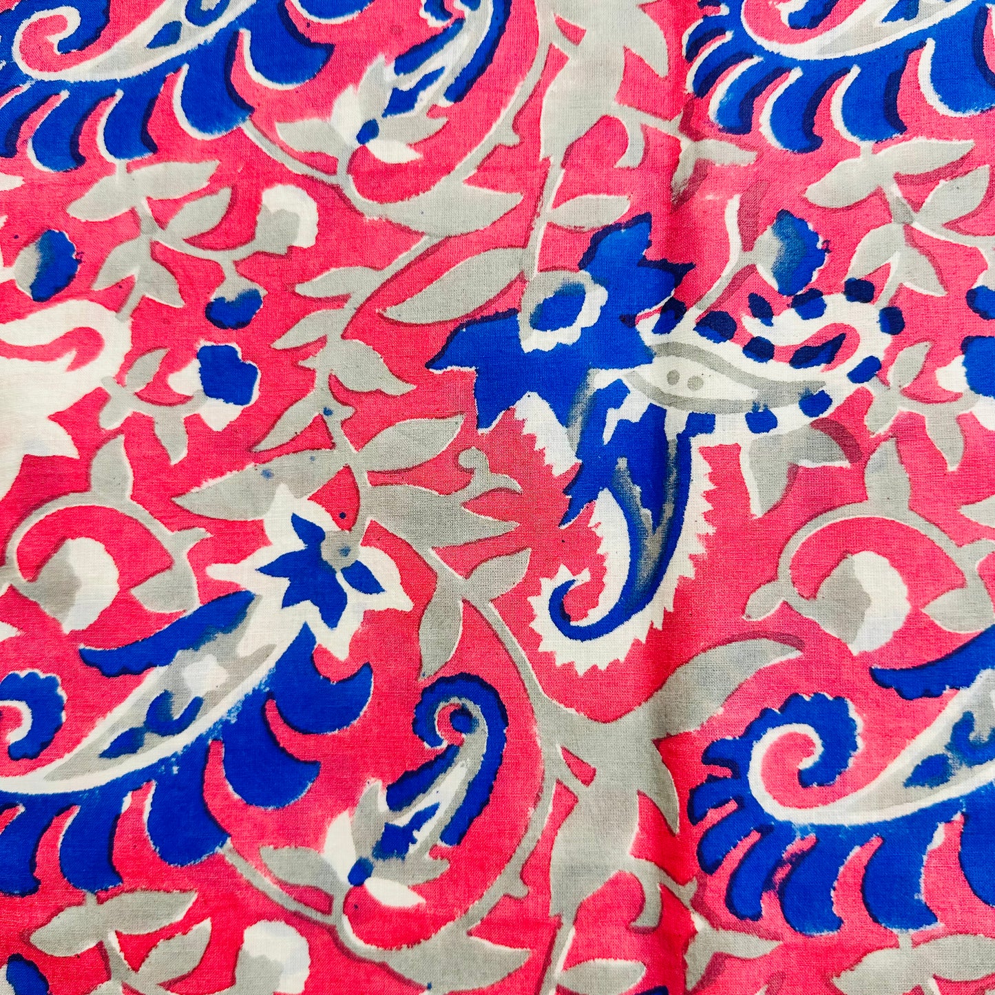 Colorful Cotton scarf with a pattern
