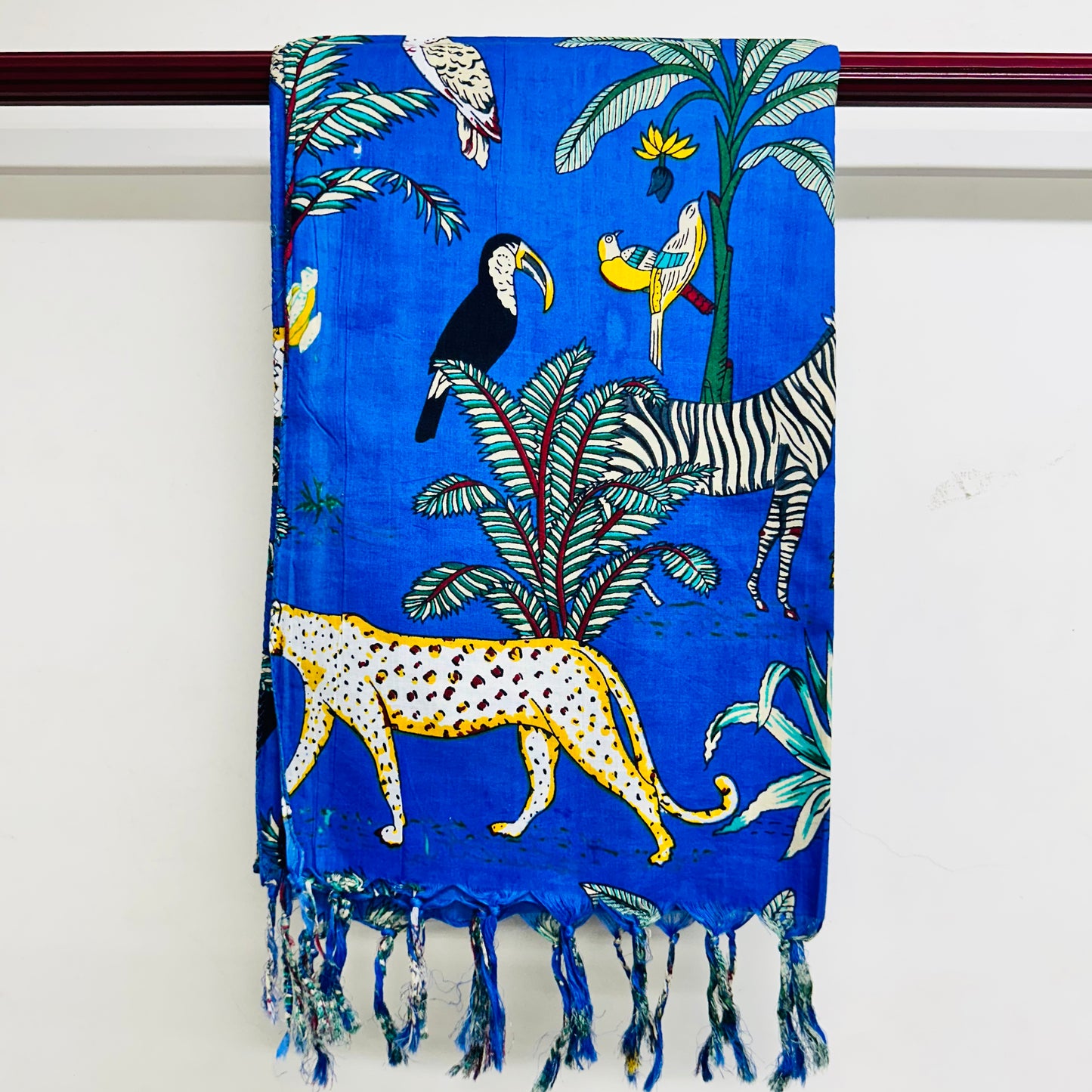 Colorful animal Printed Cotton Scarf