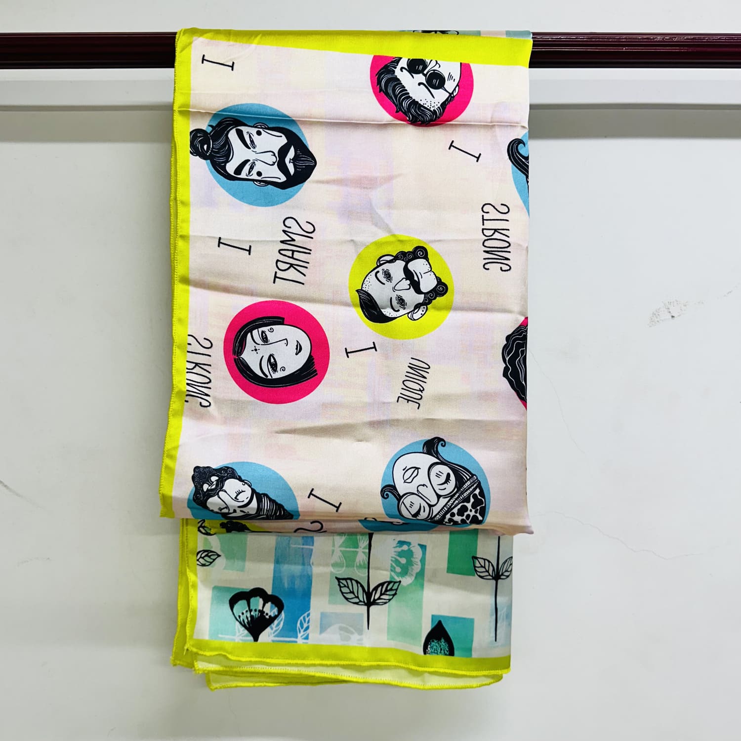 Printed Satin Scarf