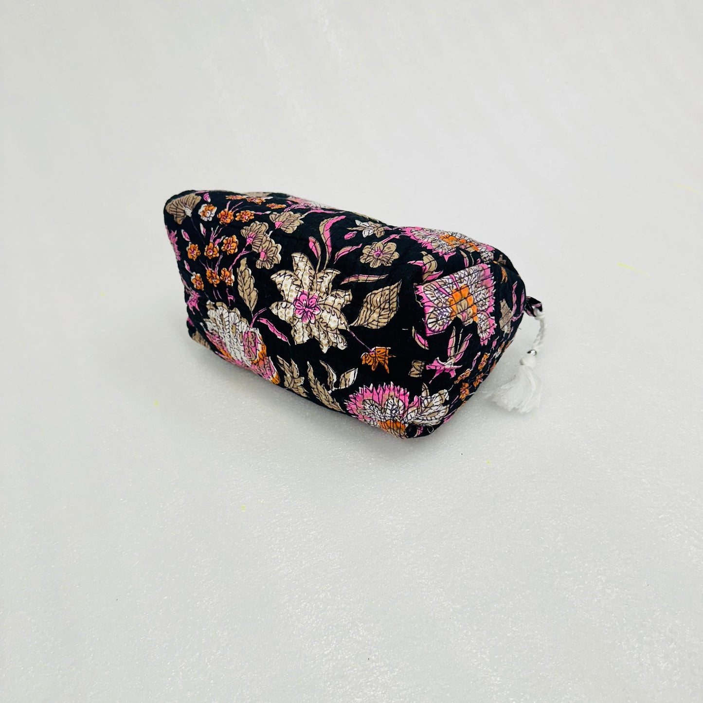 Floral Pink flower patterned Travel Organizer Pouch, Cosmetic Bags, Toiletry Kit