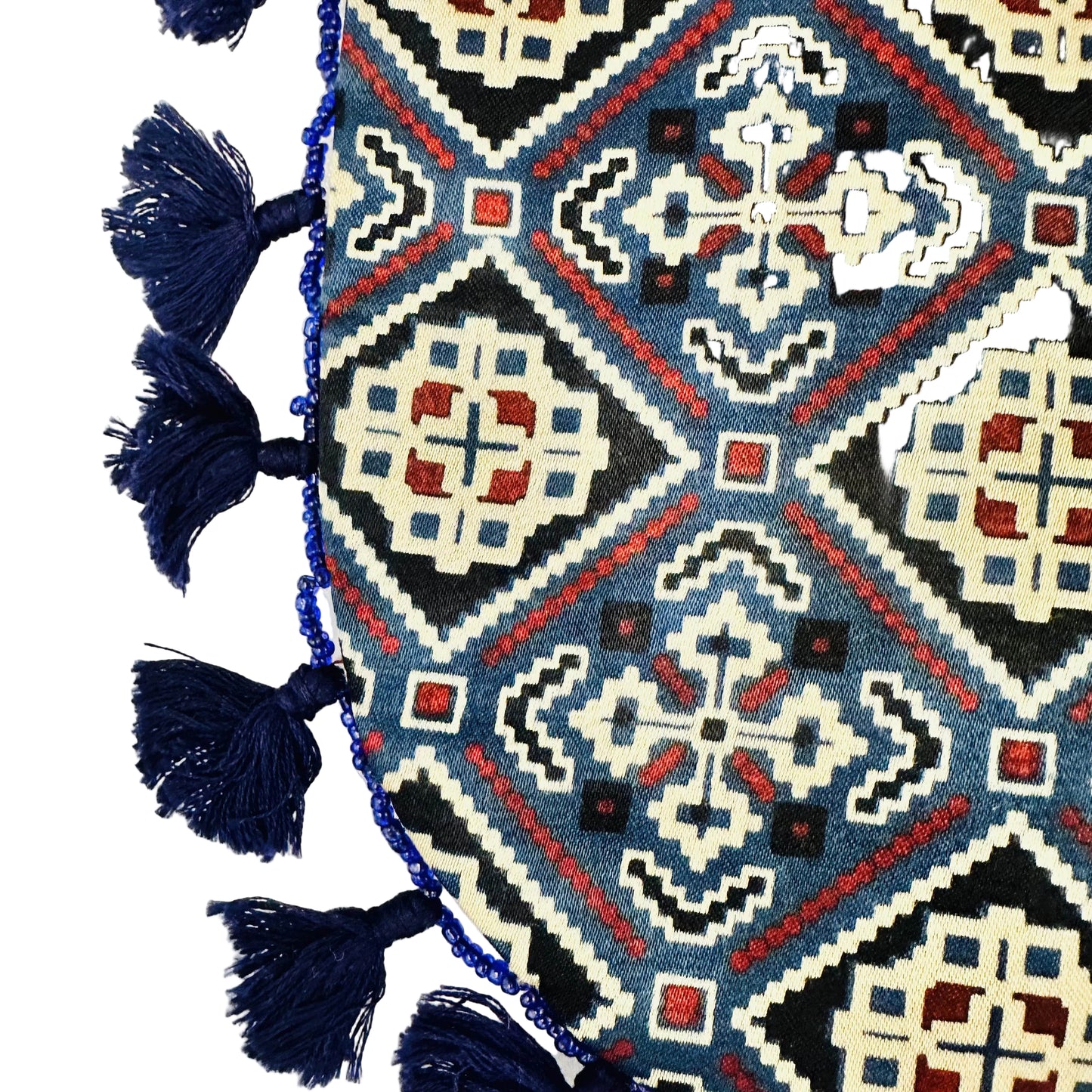 Ajarakh Mashroo Silk Potli Bag