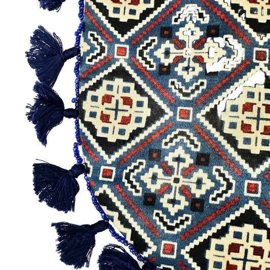 Ajarakh Mashroo Silk Potli Bag